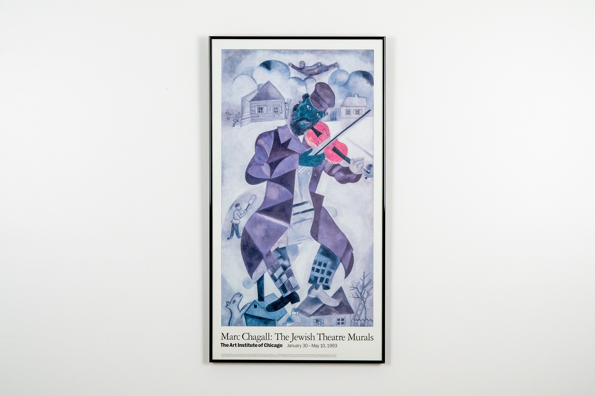 Marc Chagall - The Green Violinist, The Jewish Theatre Murals